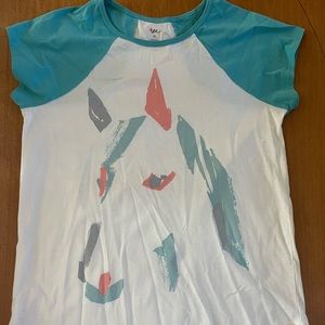 Tea Collection Unicorn Raglan/Baseball Tee